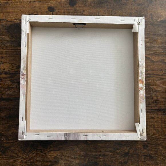 Bed Bath & Beyond| Decorative "Pale Floral-Gallery Wrapped Canvas" 10 x 10" - Picture 2 of 5